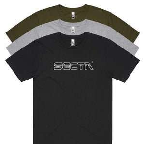 SECTA T-shirt, Green, Black, Grey