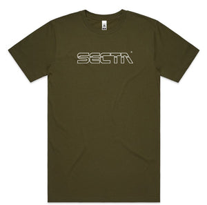 SECTA T-shirt, Green, Black, Grey